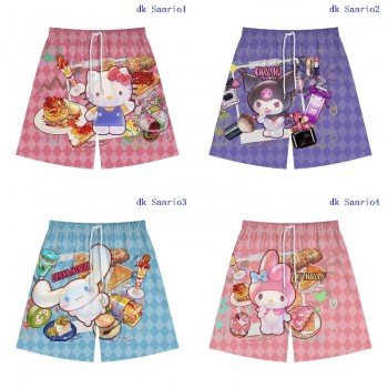 Sanrio Melody kitty Cinnamoroll Kuromi anime beach shorts pants