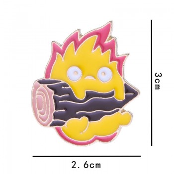 Fire Demon Calcifer Enamel alloy brooch pin