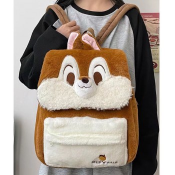 Cute Squirrel anime plush backpack bags