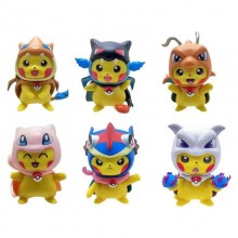 Pokemon Pikachu anime figures set(6pcs a set)(OPP bag)