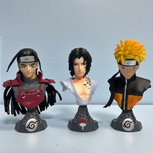 Naruto Uzumaki Naruto Uchiha Sasuke Senju Hashirama bust anime figure(OPP bag)