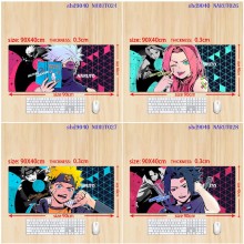 Naruto anime big mouse pad mat 90/80/70/60/30cm