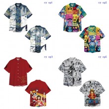 One Piece anime short sleeved shirts t-shirts