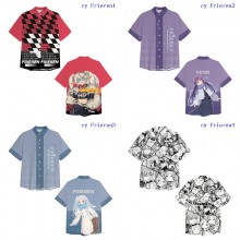 Frieren Beyond Journey's End anime short sleeved shirts t-shirts