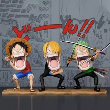 One Piece Monkey D Luffy Roronoa Zoro Sanji hungry...