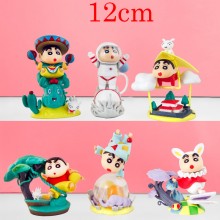 Crayon Shin-chan anime figures set(6pcs a set)(OPP bag)