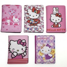 Hello Kitty anime Passport Cover Card Case Credit ...