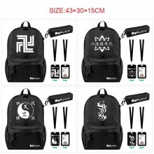 Tokyo Revengers anime nylon backpack bag pencil ca...