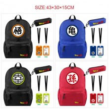 Dragon Ball anime nylon backpack bag pencil cards ...