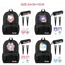 My Melody Cinnamoroll Kuromi anime nylon backpack ...