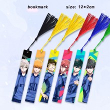 Blue Lock anime two-sided metal bookmarks