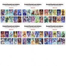 Genshin Impact game crystal frosted card skin stic...