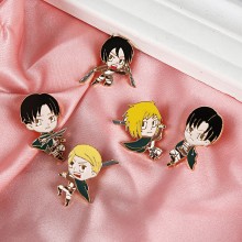 Attack on Titan anime alloy brooch pins