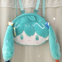 Hatsune Miku anime plush backpack bags