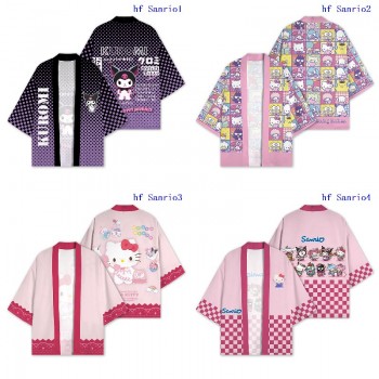 Sanrio Melody kitty Cinnamoroll Kuromi anime kimono cloak mantle