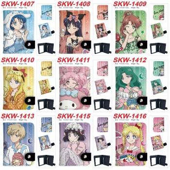 Sailor Moon anime snap wallet buckle purse