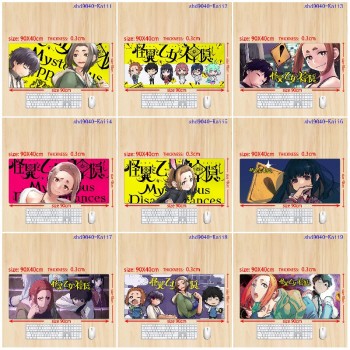 Kaii to Otome to Kamikakushi anime big mouse pad mat 90/80/70/60/30cm