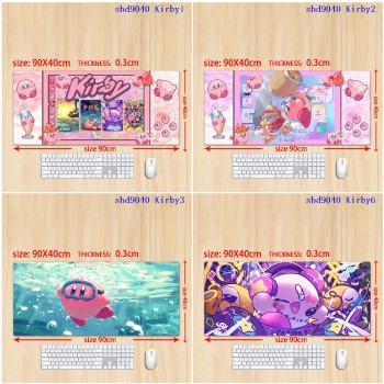 Kirby anime big mouse pad mat 90/80/70/60/30cm