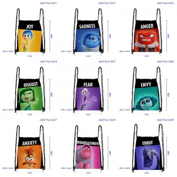 Inside Out 2 anime drawstring backpack bags