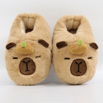 Capybara Rodent anime plush shoes slippers a pair 28cm