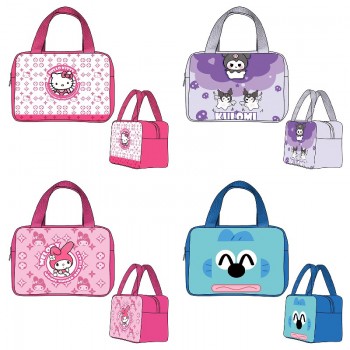 Sanrio Melody kitty Cinnamoroll Kuromi anime lunch box insulated thermal bags