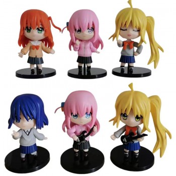 Bocchi The Rock anime figures set(6pcs a set)(OPP bag)