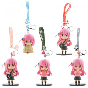 Bocchi The Rock anime figure doll key chains set(6pcs a set)