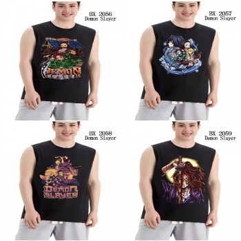 Demon Slayer anime cotton sleeveless vest t-shirts