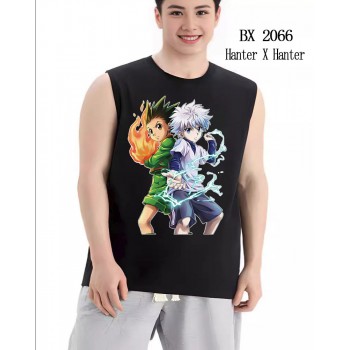 Hunter x Hunter anime cotton sleeveless vest t-shirts