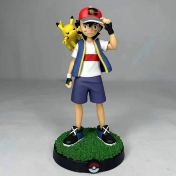 Pokemon Ash Ketchum Pikachu anime figures set