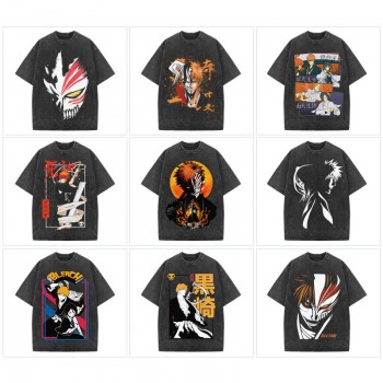 Bleach anime 250g direct injection cotton t-shirts