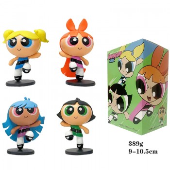 The Powerpuff Girls anime figures set(4pcs a set)