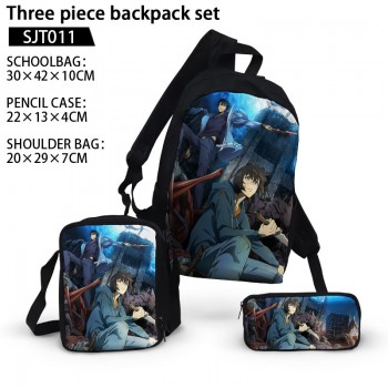 Solo Leveling anime three piece backpack bags set