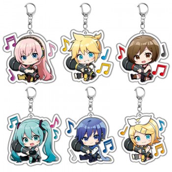 Hatsune Miku anime acrylic key chains