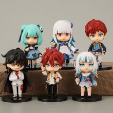 Hololive Vtuber Youtuber anime figures set(6pcs a set)(OPP bag)