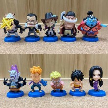 One Piece anime figures set(10pcs a set)(OPP bag)
