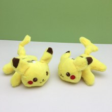 4.8inches Pokemon Pikachu anime plush dolls set(10pcs a set)