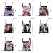 Death Note anime drawstring backpack bags