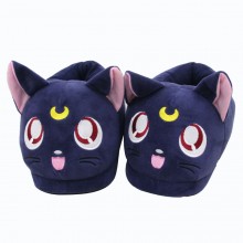 Sailor Moon Luna cat anime plush shoes slippers a ...