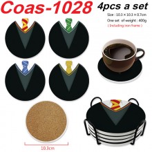 Harry Potter coasters coffee cup mats pads(4pcs a ...