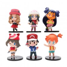 Pokemon anime figures set(6pcs a set)(OPP bag)
