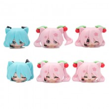 Hatsune Miku anime figures set(6pcs a set)(OPP bag)