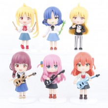 Bocchi The Rock anime figures set(6pcs a set)(OPP bag)