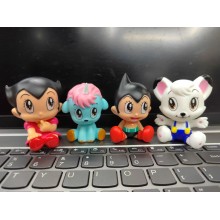 Astro Boy Kimba Unico Uran anime figures set(4pcs a set)(OPP bag)