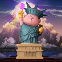 Dragon Ball Buu cos Statue of Liberty anime figure