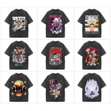 One Piece anime 250g direct injection cotton t-shi...