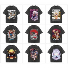 One Piece anime 250g direct injection cotton t-shirts