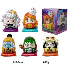 One Piece cos Bodhidharma anime figures set(5pcs a...