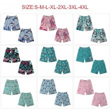 Hatsune Miku anime beach short pants summer thin t...