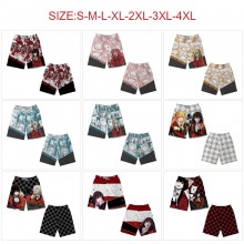 Kakegurui anime beach short pants summer thin trou...